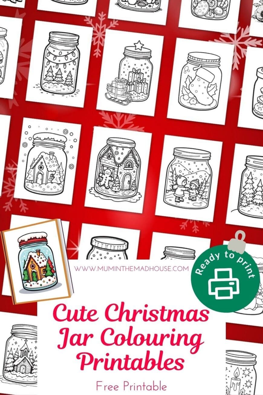Keep kids busy this holiday season with free Christmas jar colouring pages. Great for classroom crafts or quiet time at home. Just print and go!