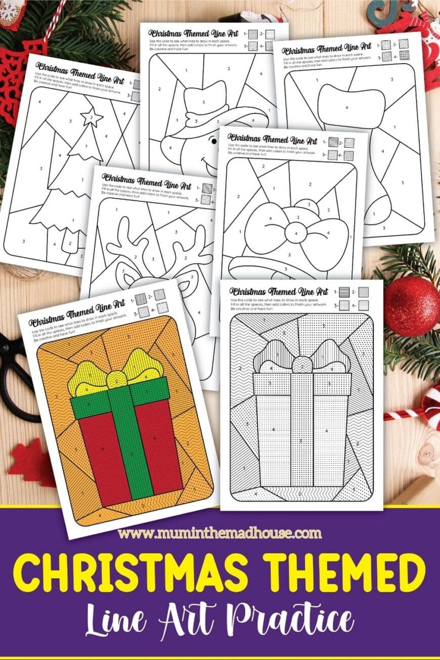 Add holiday spirit to your lessons or homeschool with this free Christmas colour by number pack. Kids will love using crayons or markers to reveal hidden festive scenes!