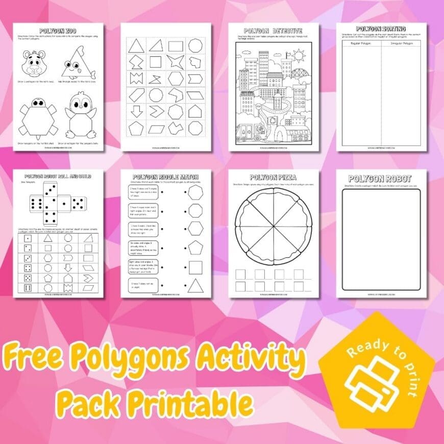 Free Printable: Polygons Activity Pack