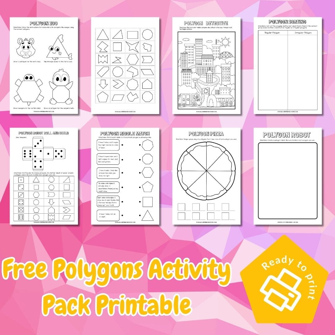 Free Printable: Polygons Activity Pack