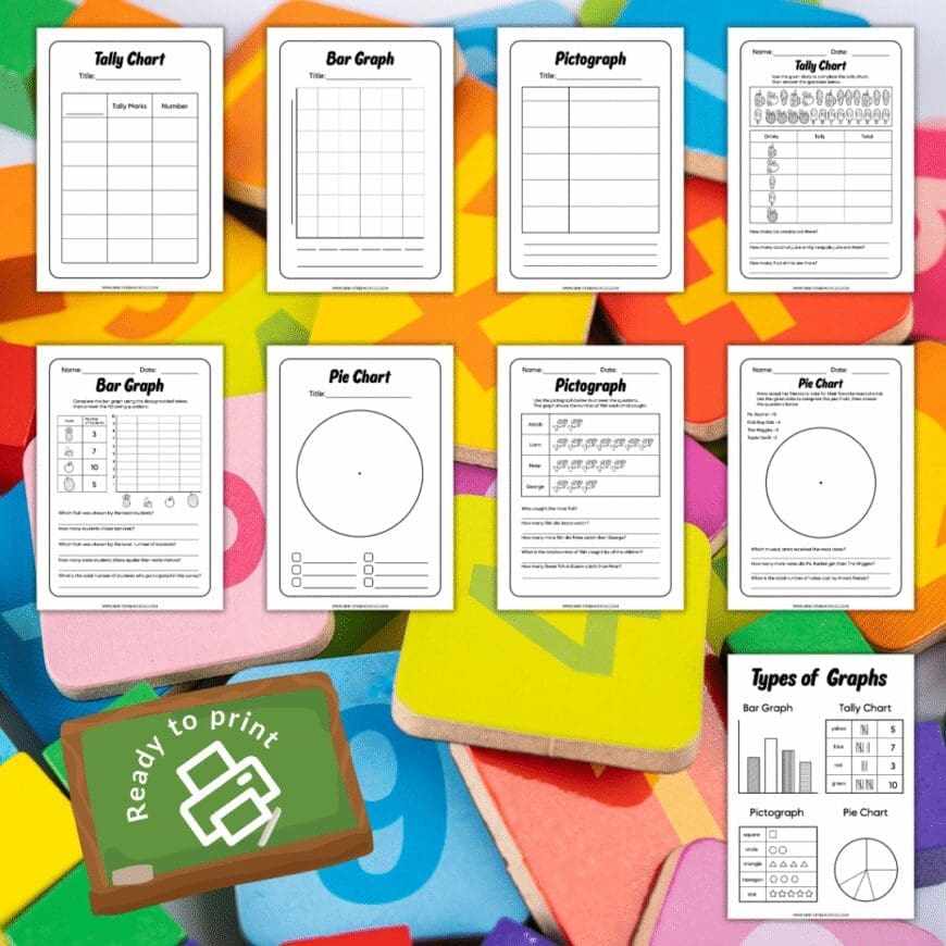 Free Printable Types of Graphs Worksheets