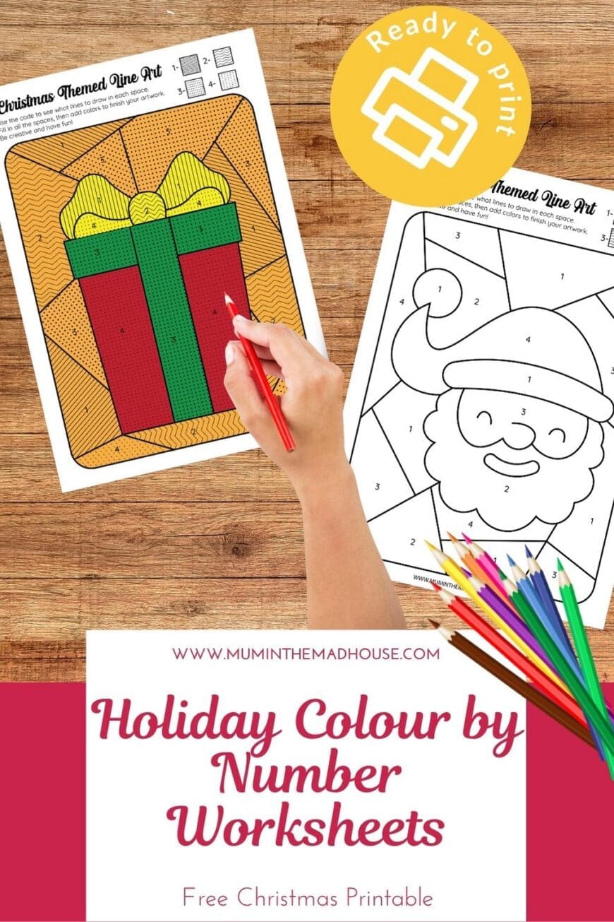 Celebrate the holiday season with these free Christmas line art colour by number worksheets! Ideal for classrooms, math centers, or fun homework for kids aged 4–8. Includes Santa Claus, gifts, and more festive favourites.