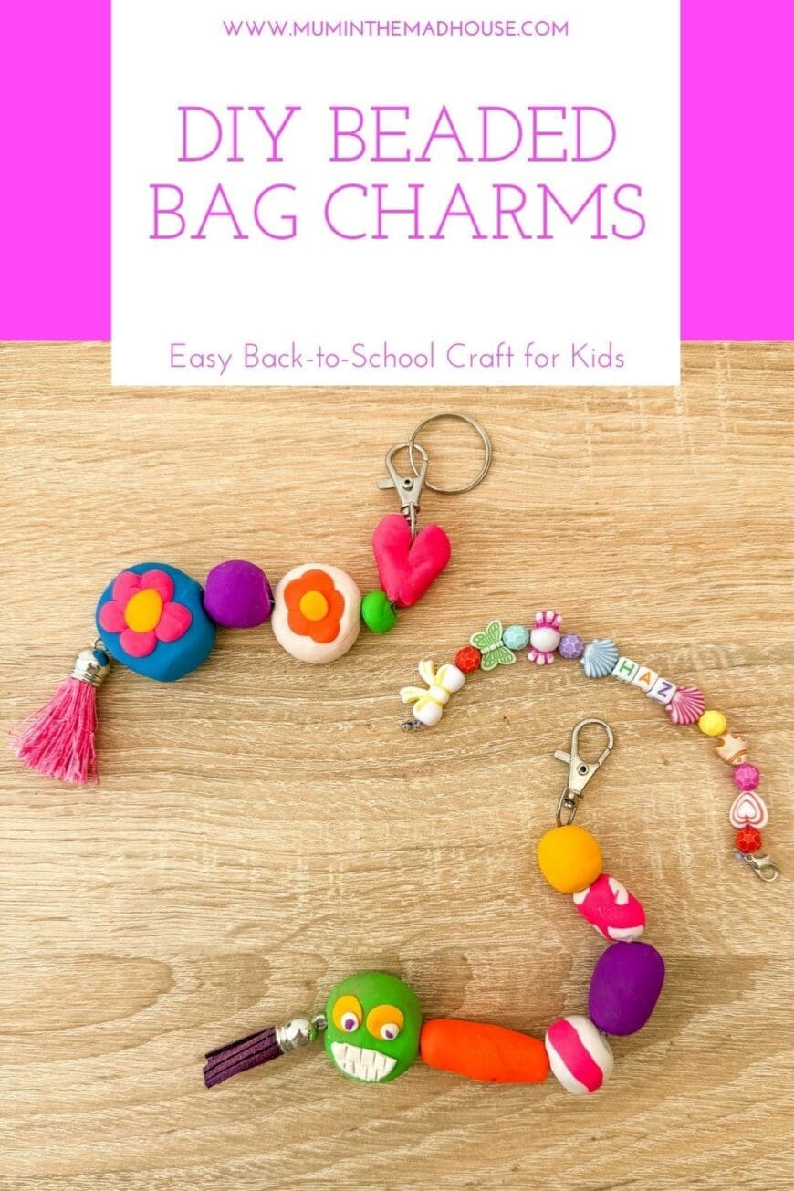 Add a splash of colour to your child’s backpack with these easy DIY beaded bag charms. A fun, budget-friendly craft perfect for back-to-school season.