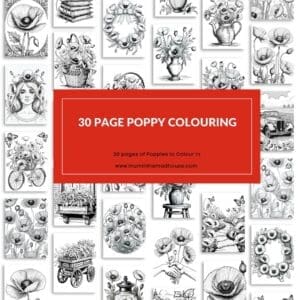 Download Your Free Poppy Colouring Pages for Teens & Adults