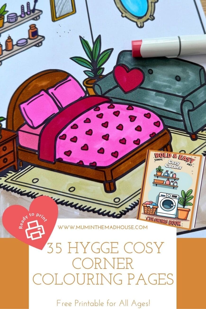 Discover the joy of slow living with this cosy, hand-illustrated hygge colouring book. It’s free to download and perfect for quiet self-care time.