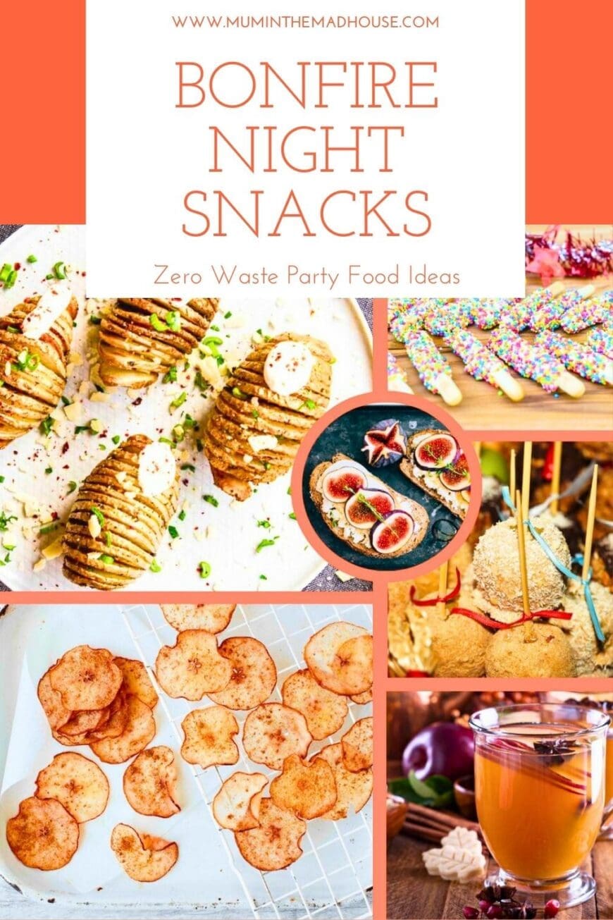 Celebrate Bonfire Night with tasty eco-friendly snacks! Try crostini from leftover bread, veg scrap dips, and mulled apple juice made from surplus fruit.