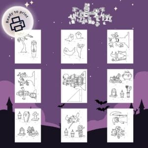 Free Printable Haunted House Paper Craft