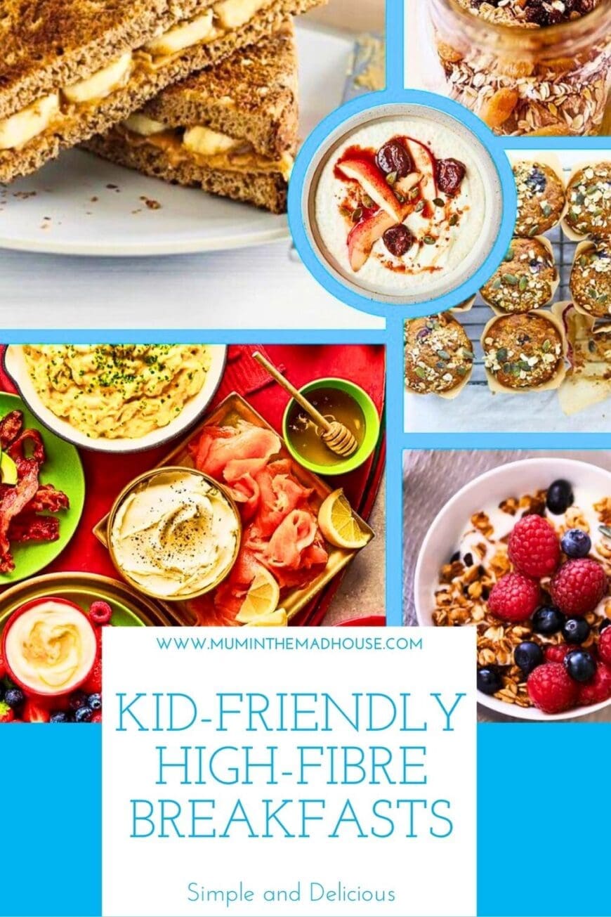 Discover simple and tasty high-fibre breakfasts for children and adults. Easy recipes like muesli, smoothies and pancakes that keep everyone full and happy!