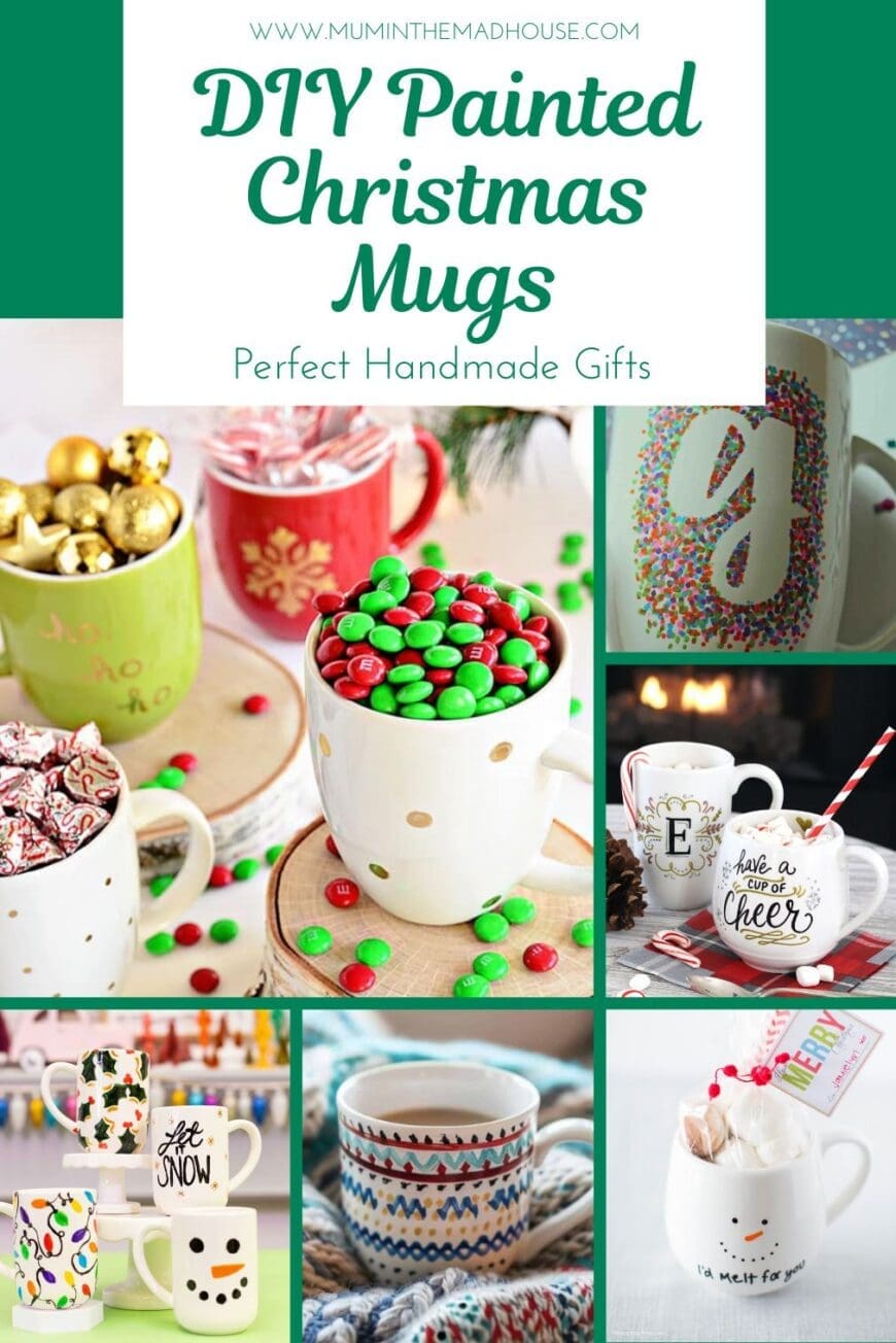 Make the season special with a DIY mug painting night! Create beautiful painted mug gifts with stencils, paint pens, and baking tips.