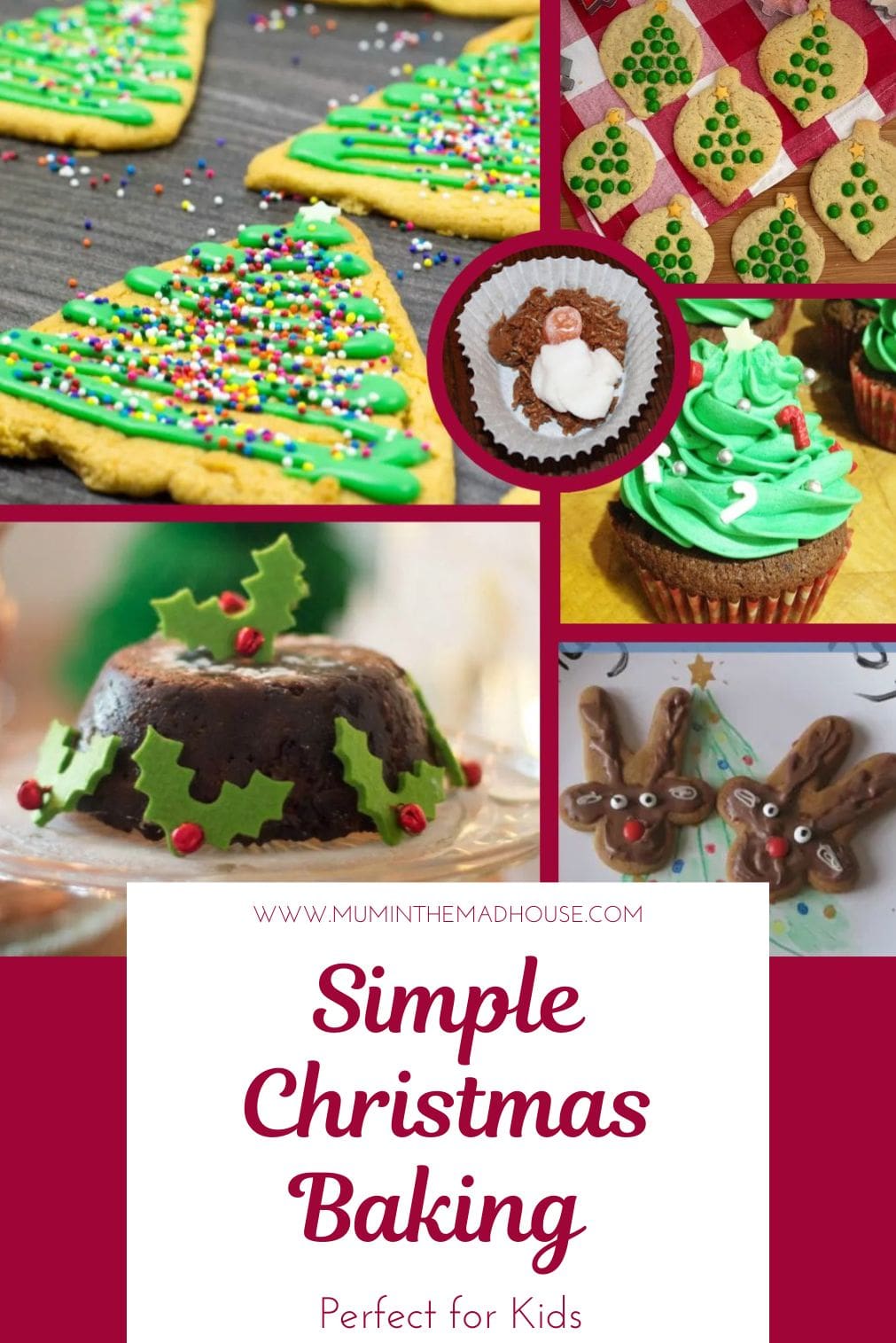 Holiday baking made easy: 7 fun & simple cookies, cakes and festive treats your children can help make — perfect for sticky fingers, giggles and Christmas memories.