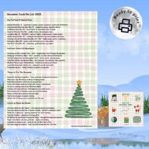Could Do December – Free Printable Family Activity List