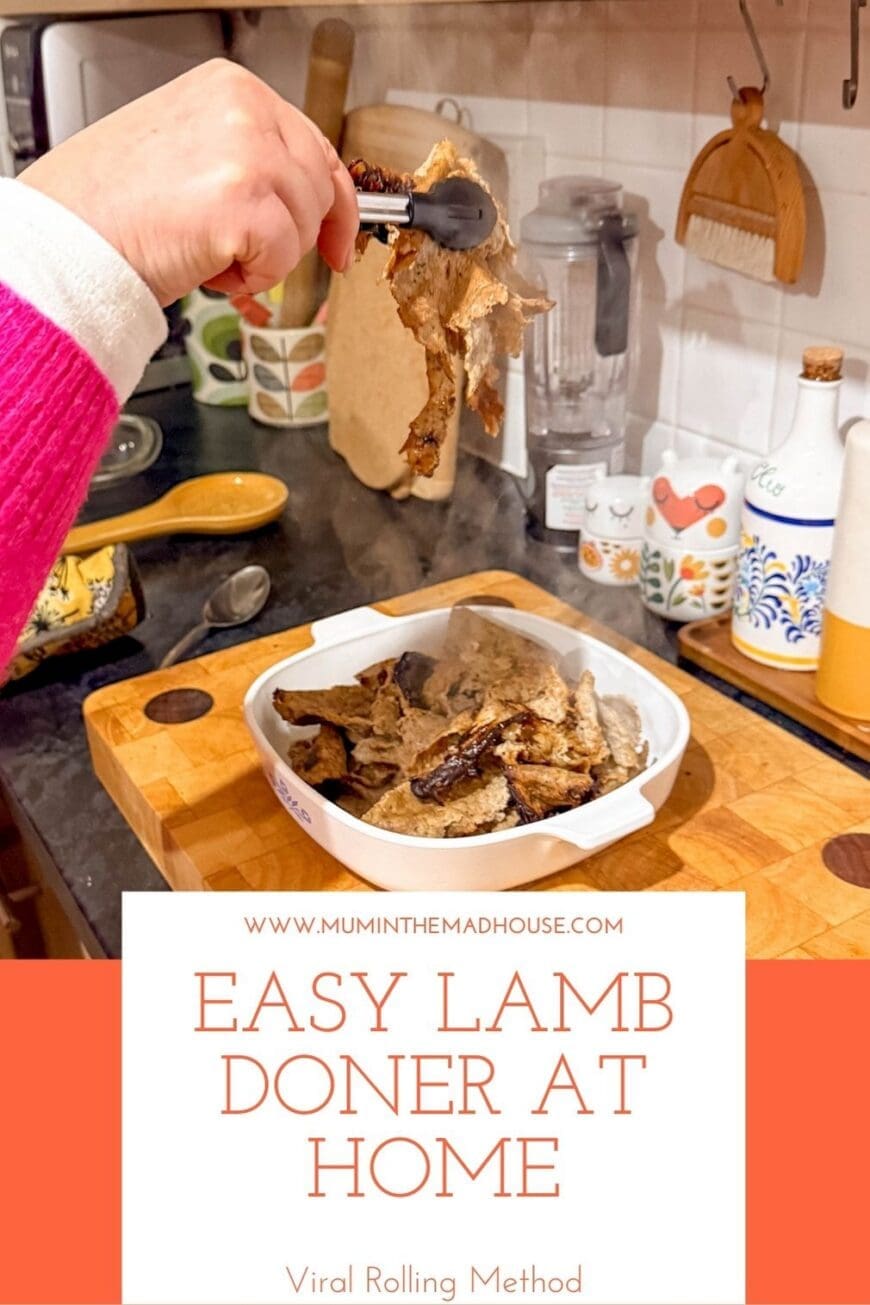 Recreate a real takeaway-style lamb doner using this fun and easy viral rolling method! Blend the mince with spices, onion and Greek yogurt, roll between parchment sheets, bake, slice and crisp. Quick, tasty and perfect for busy families. Serve in pittas, wraps or bowls for the ultimate fakeaway dinner everyone will love.