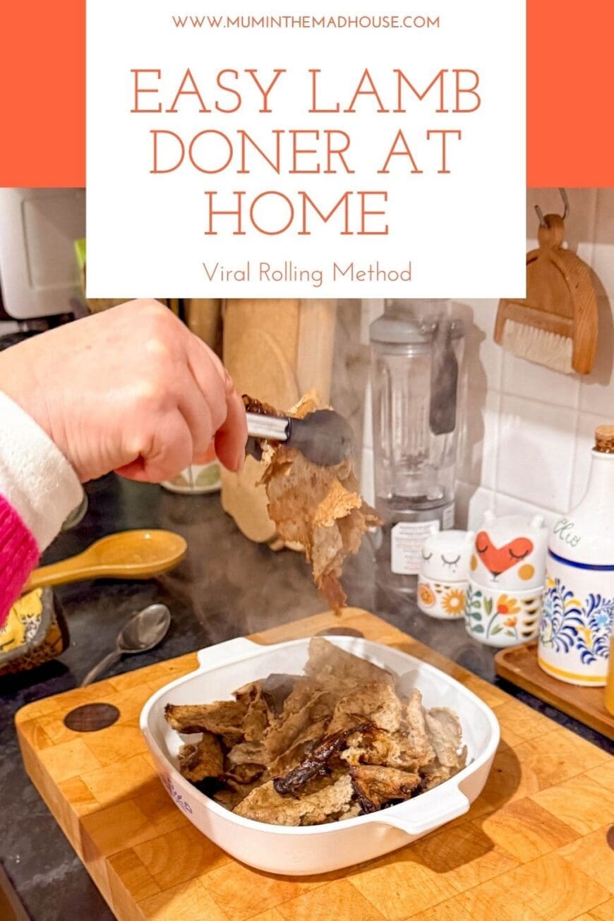 Recreate a real takeaway-style lamb doner using this fun and easy viral rolling method! Blend the mince with spices, onion and Greek yogurt, roll between parchment sheets, bake, slice and crisp. Quick, tasty and perfect for busy families. Serve in pittas, wraps or bowls for the ultimate fakeaway dinner everyone will love.
