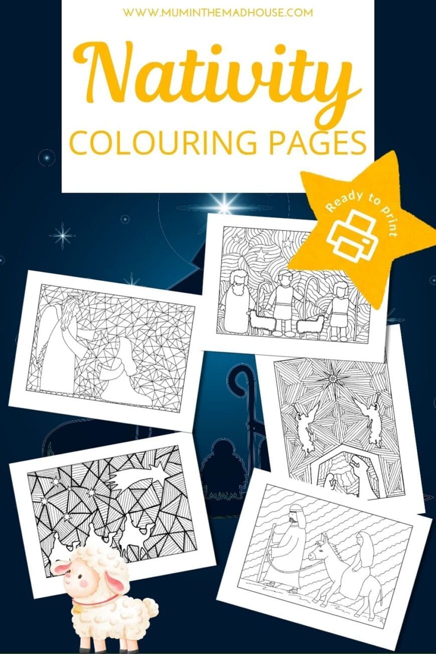Celebrate the Christmas story with these free printable Bible Nativity colouring pages! Perfect for home, classrooms, and Sunday school. Includes shepherds, wise men, baby Jesus & more. Just download and print!