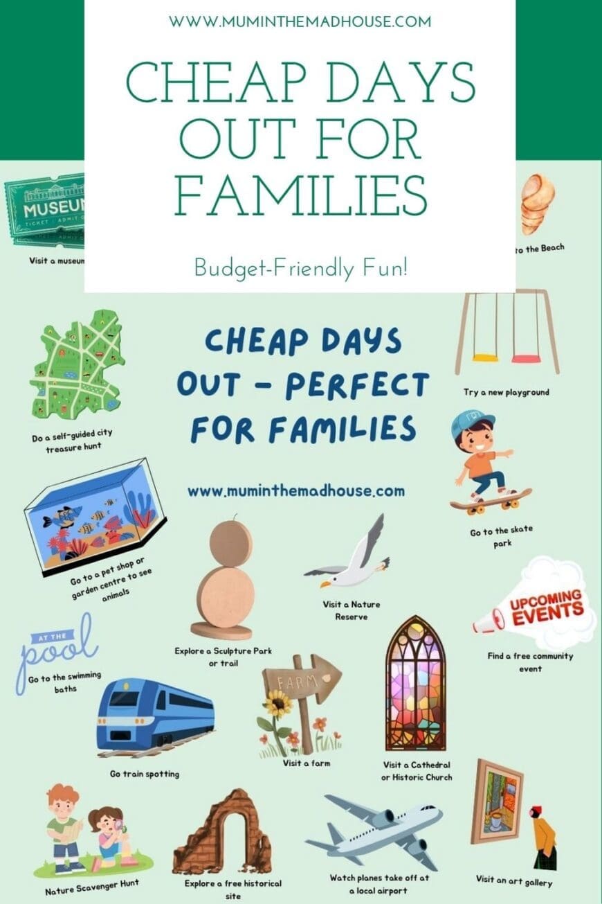 Make memories without spending a fortune! Discover 17 cheap family days out including scavenger hunts, museums, and nature adventures. Perfect for weekends and holidays.