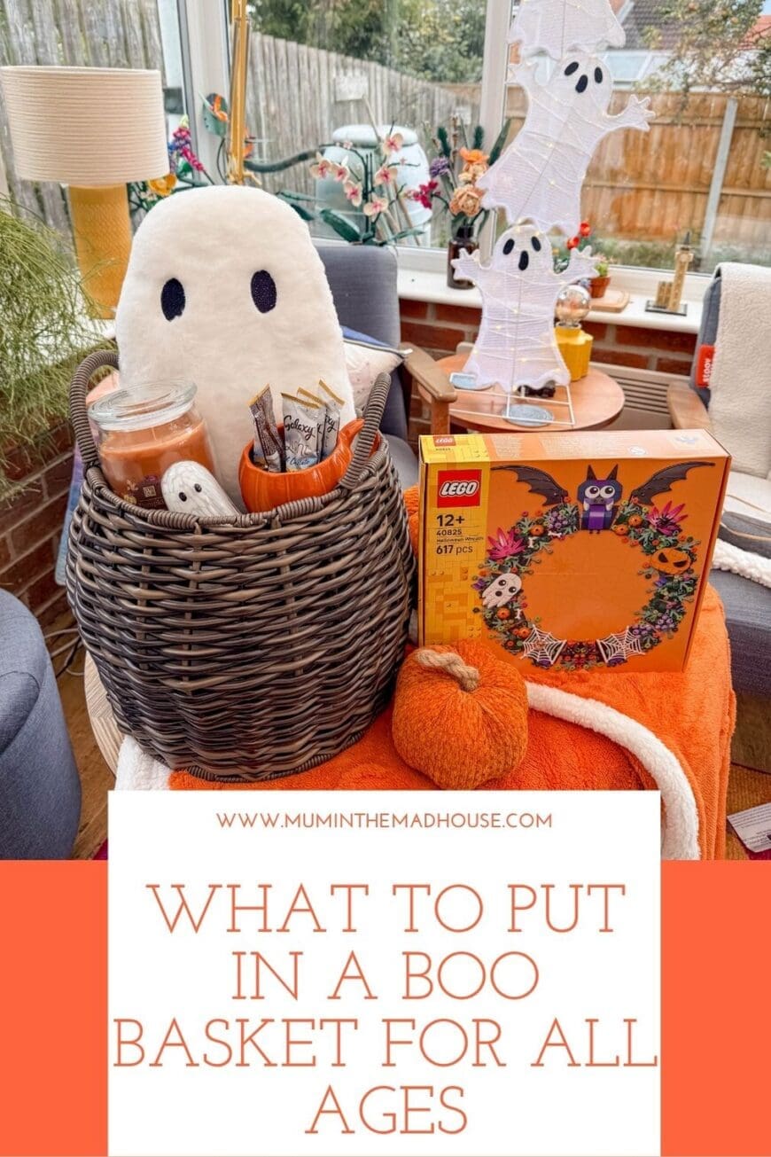Create a personalised Boo Basket filled with pumpkin mugs, cosy blankets, sweet treats, self-care gifts and playful Halloween decorations. These ideas make it easy to surprise someone special this autumn.