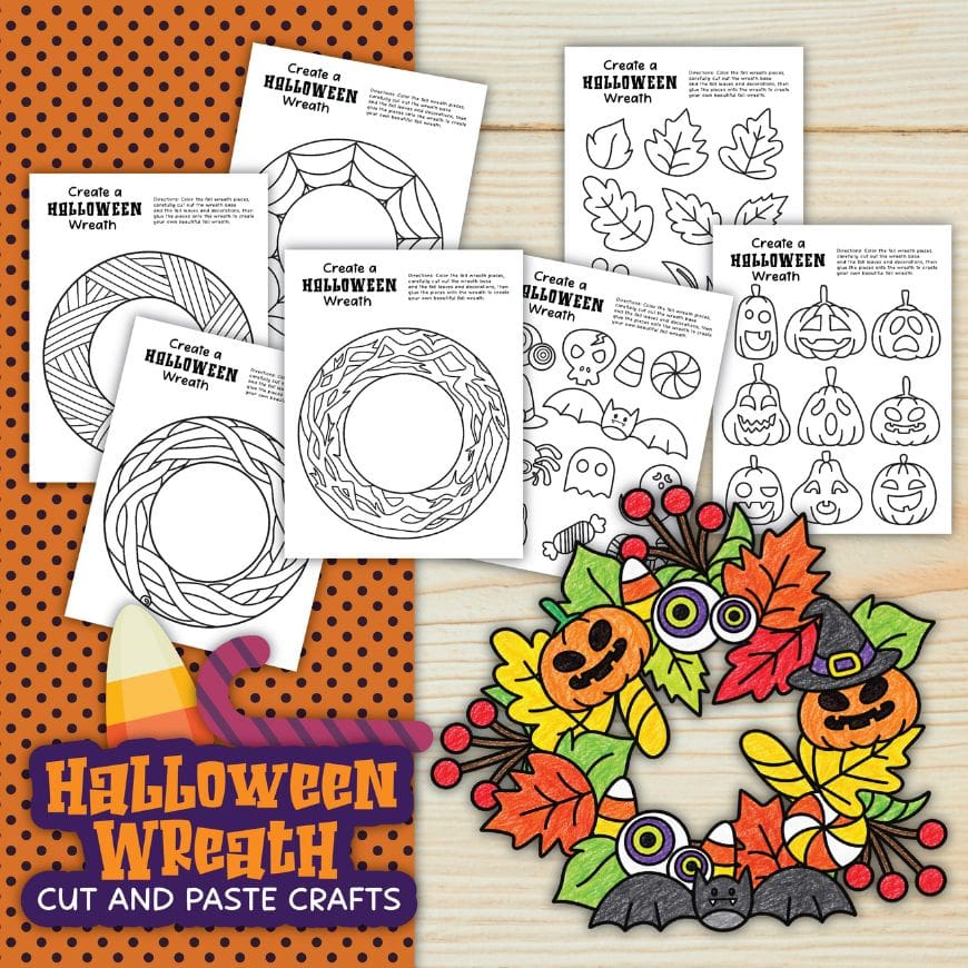 Download Your Free Halloween Wreath Printable