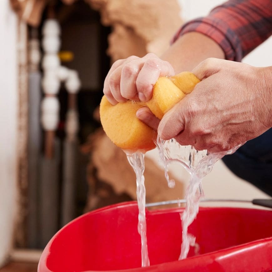 what to do when a pipe bursts