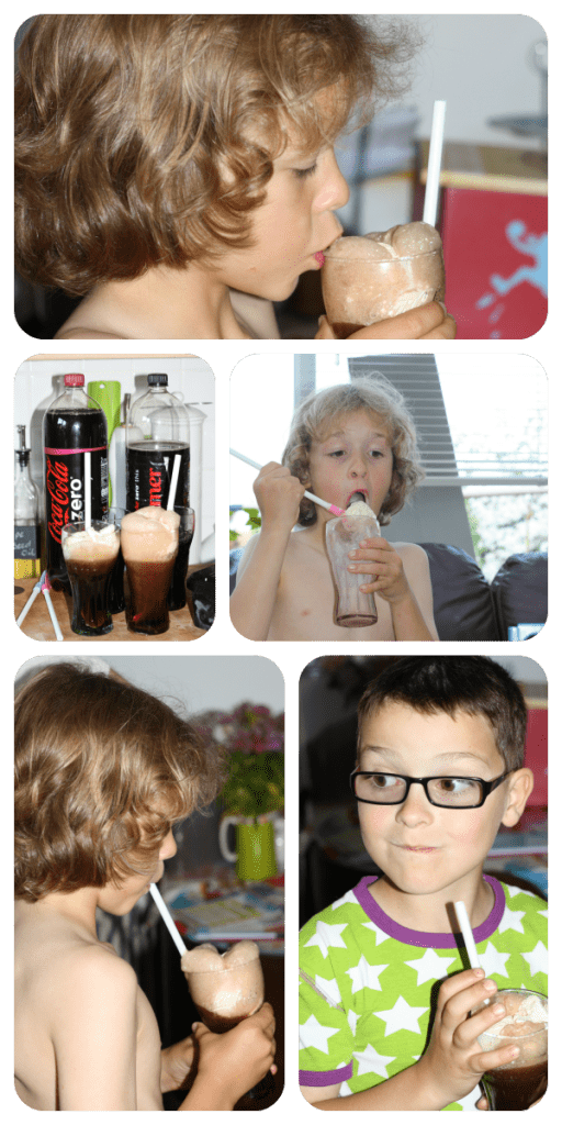 coke floats yum
