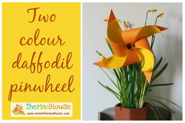 These daffodil pinwheel flowers are simple to make and look so beautiful. Celebrate spring with this fab DIY flower craft