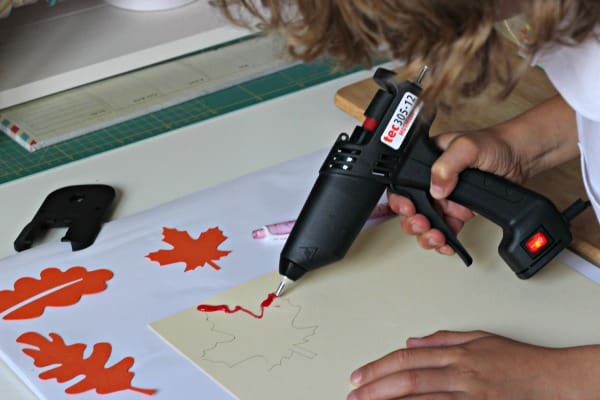 Maxi and glue gun