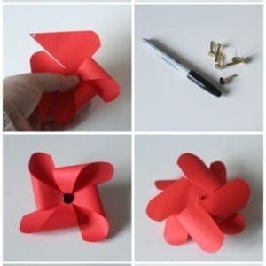 Pinwheel Poppy Template