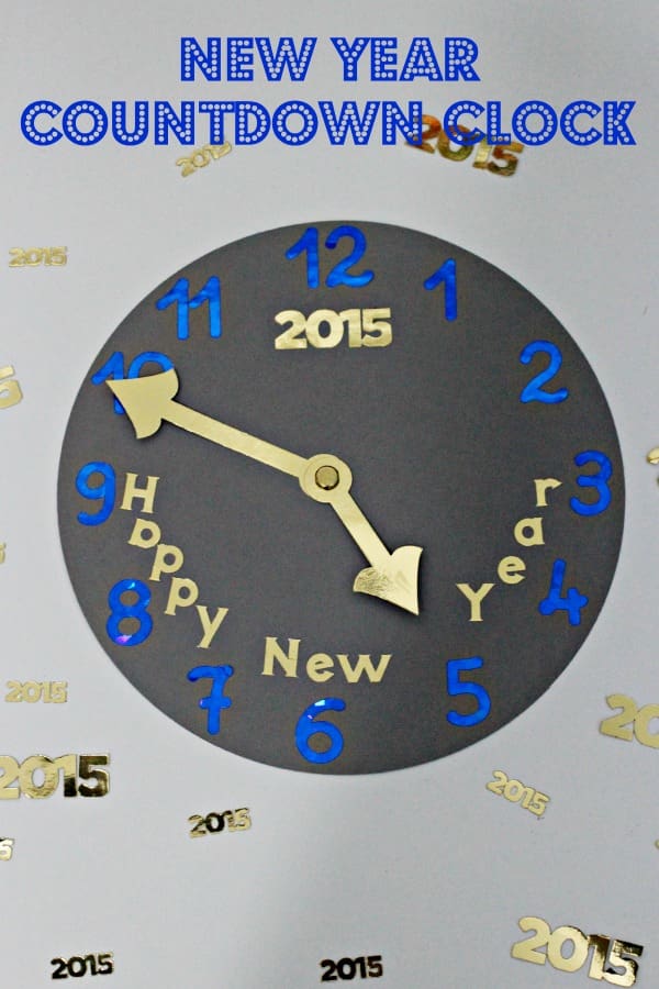 New year countdown clock