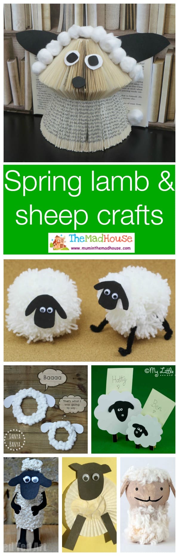 Sheep spring lamb crafts