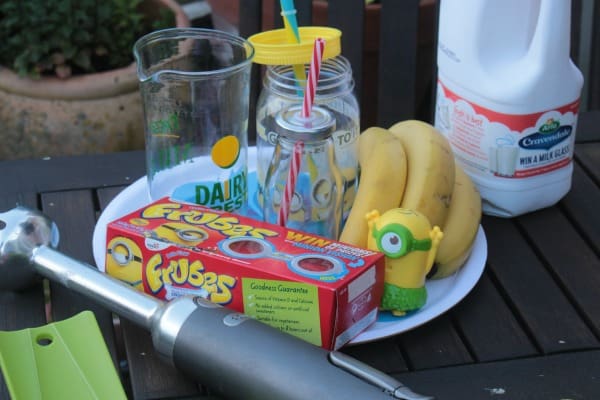 Minion milkshake ingredients
