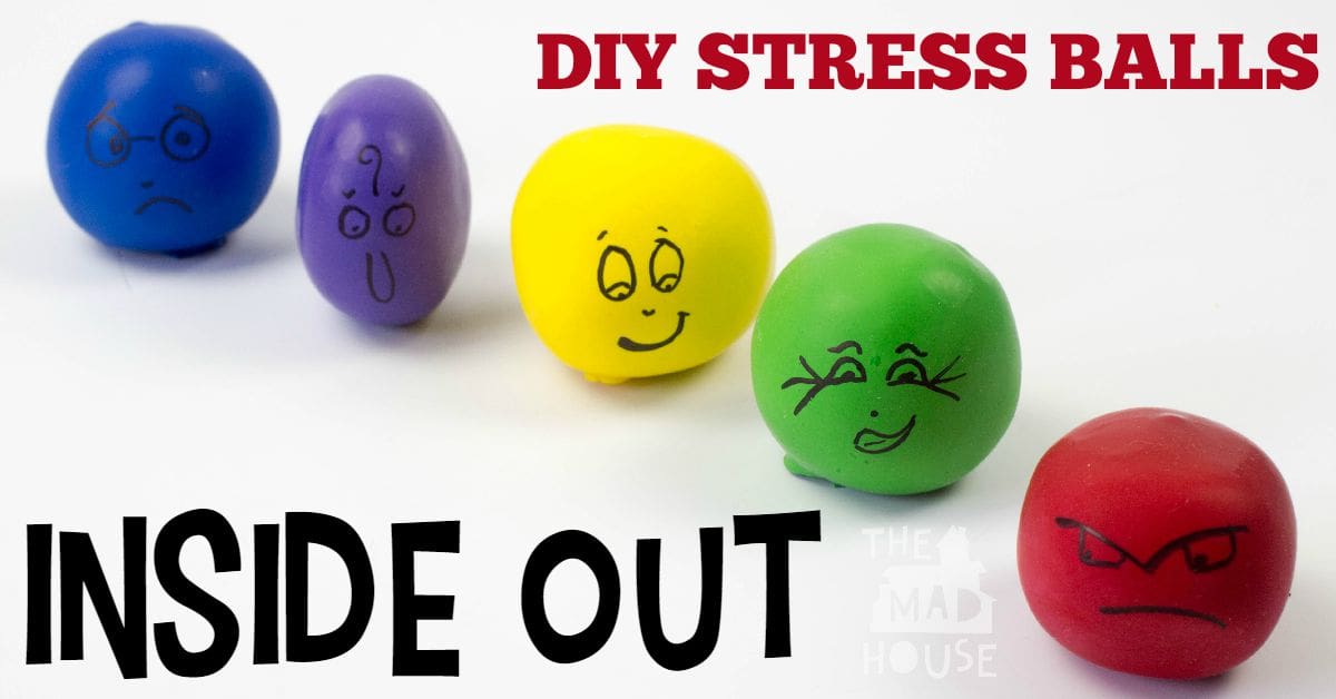DIY inside out stress balls
