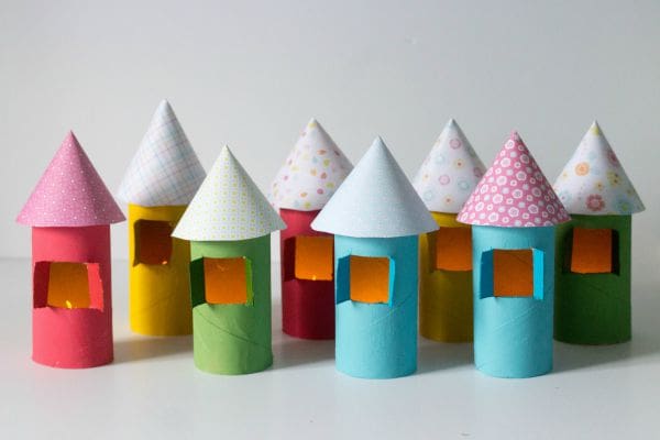 cardboard tube houses