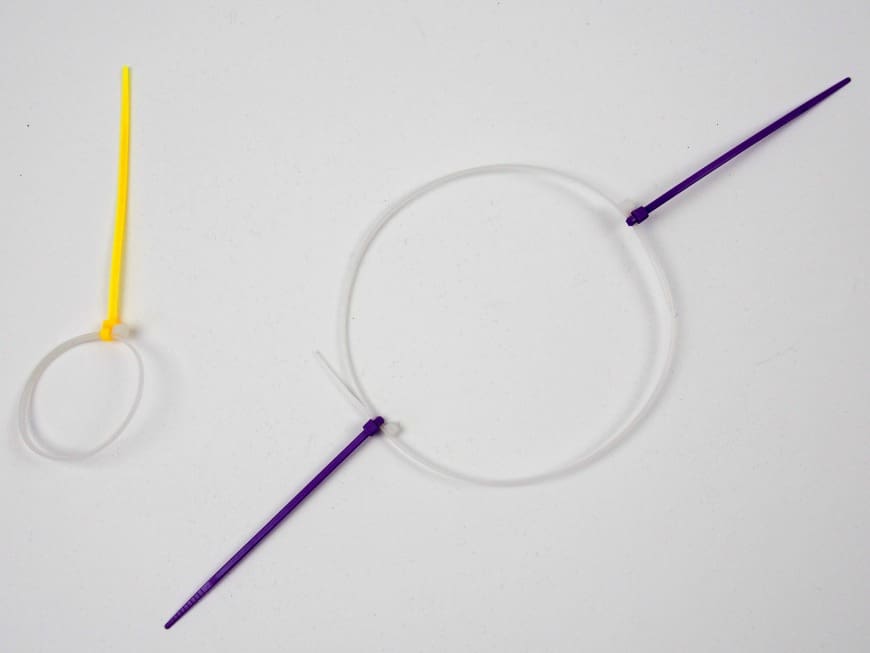 Firework Art - Zip tie firework sculptures