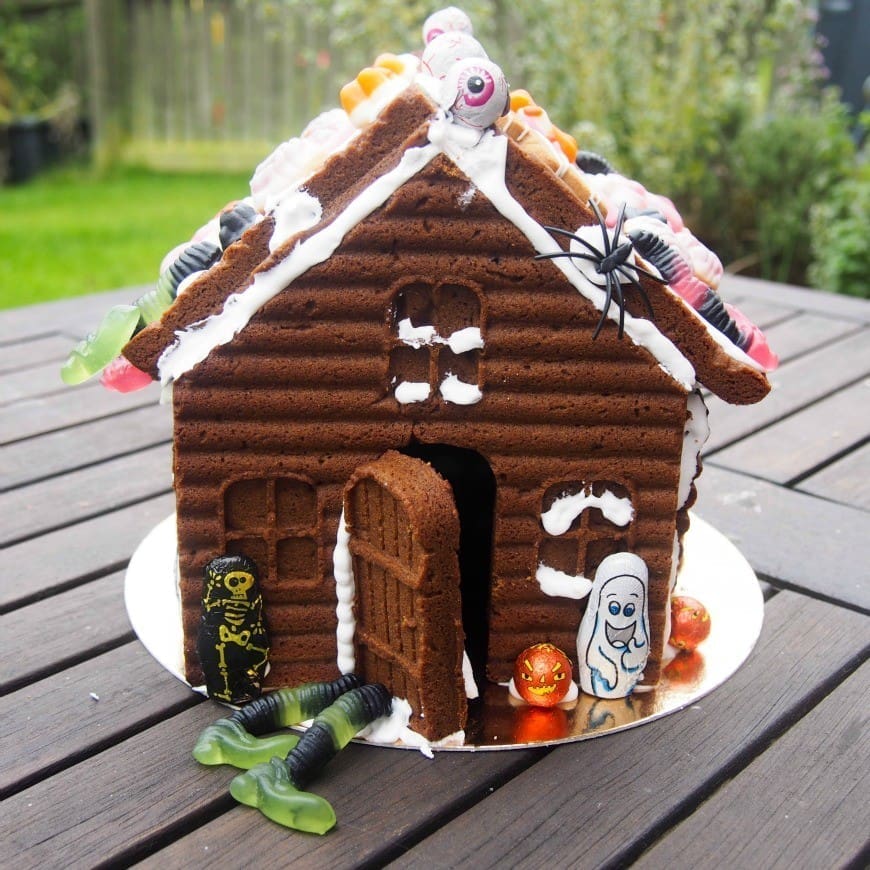 Haunted gingerbread house