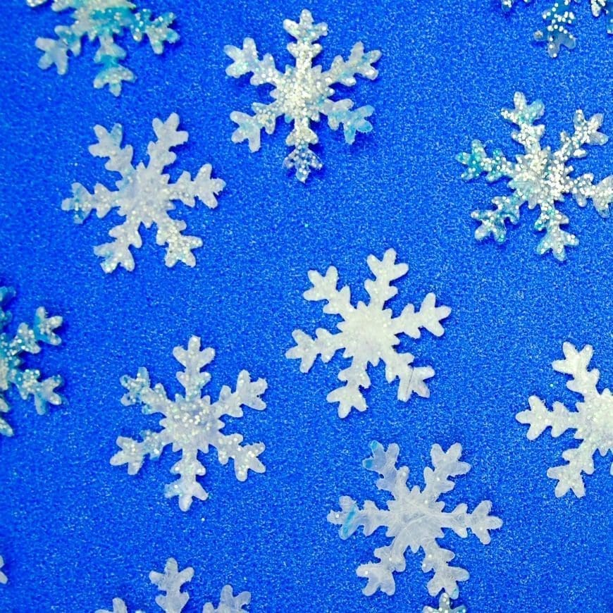 How to make Fused Bubble Wrap Snowflakes