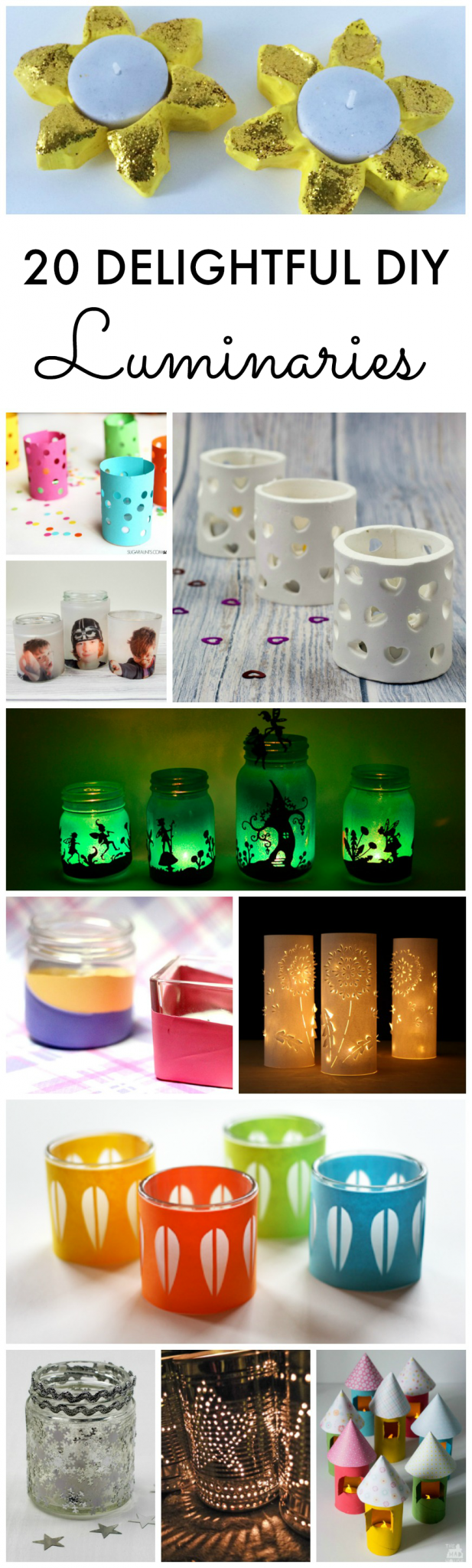 20 Delightful DIY Candle Holders and Luminaries. Brighten up even the darkest night with these beautiful DIY crafts for all year round.