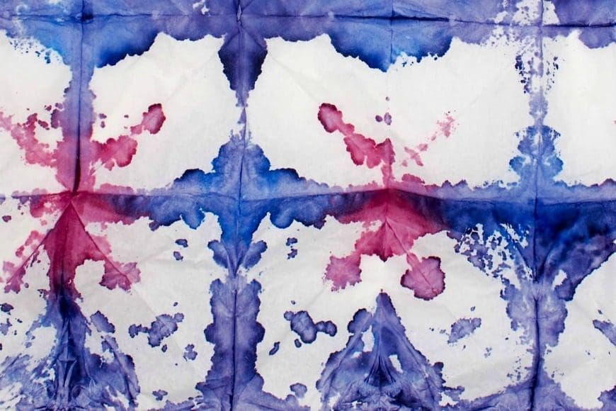 DIY Tie Dye Gift Wrap