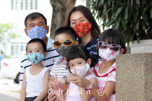 Fitted Face Mask with Nose Wire - No Fog for Glasses Wearers