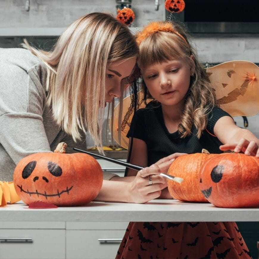 Have a Halloween at home that is fun for all with our spooky yet simple Halloween activities and crafts to do with the kids this half term.