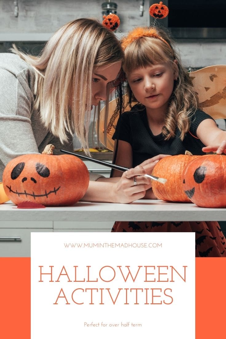 Have a Halloween at home that is fun for all with our spooky yet simple Halloween activities and crafts to do with the kids this half term.