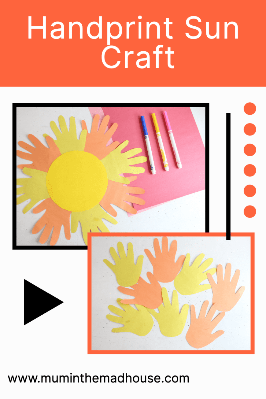 Looking for an engaging and educational activity for your kids this summer? Look no further! Our Handprint Sun Craft is not only simple to execute, but it's also loads of fun. Let your kids express their creativity with this delightful craft that's perfect for summer days. Get started today! 🌞