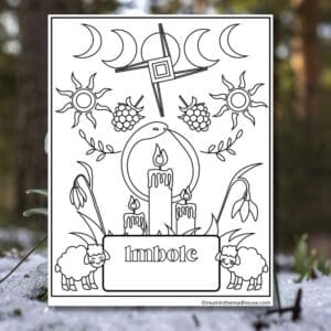 Imbolc Colouring Page – Free Printable